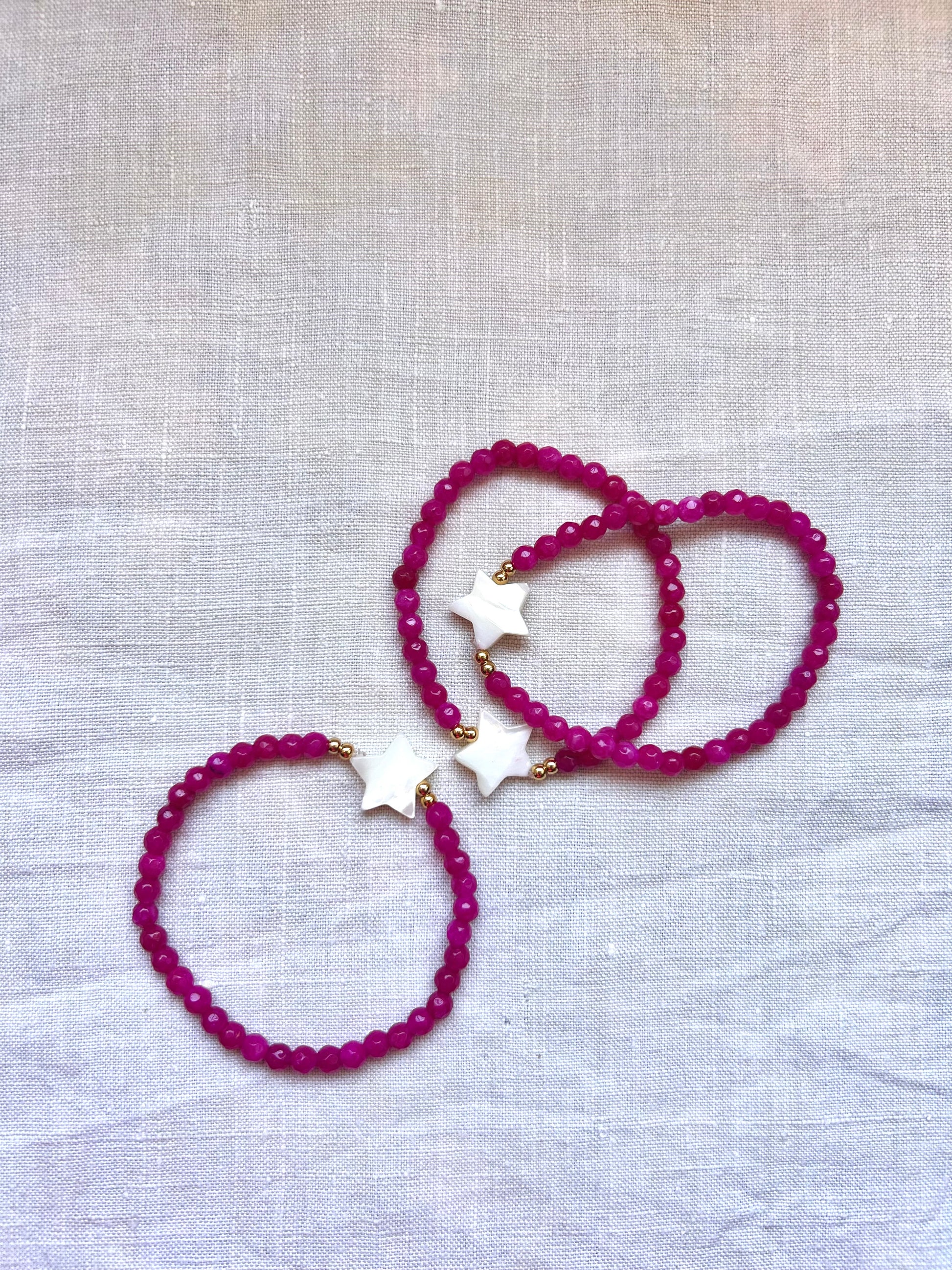 Pulsera Star (fucsia)