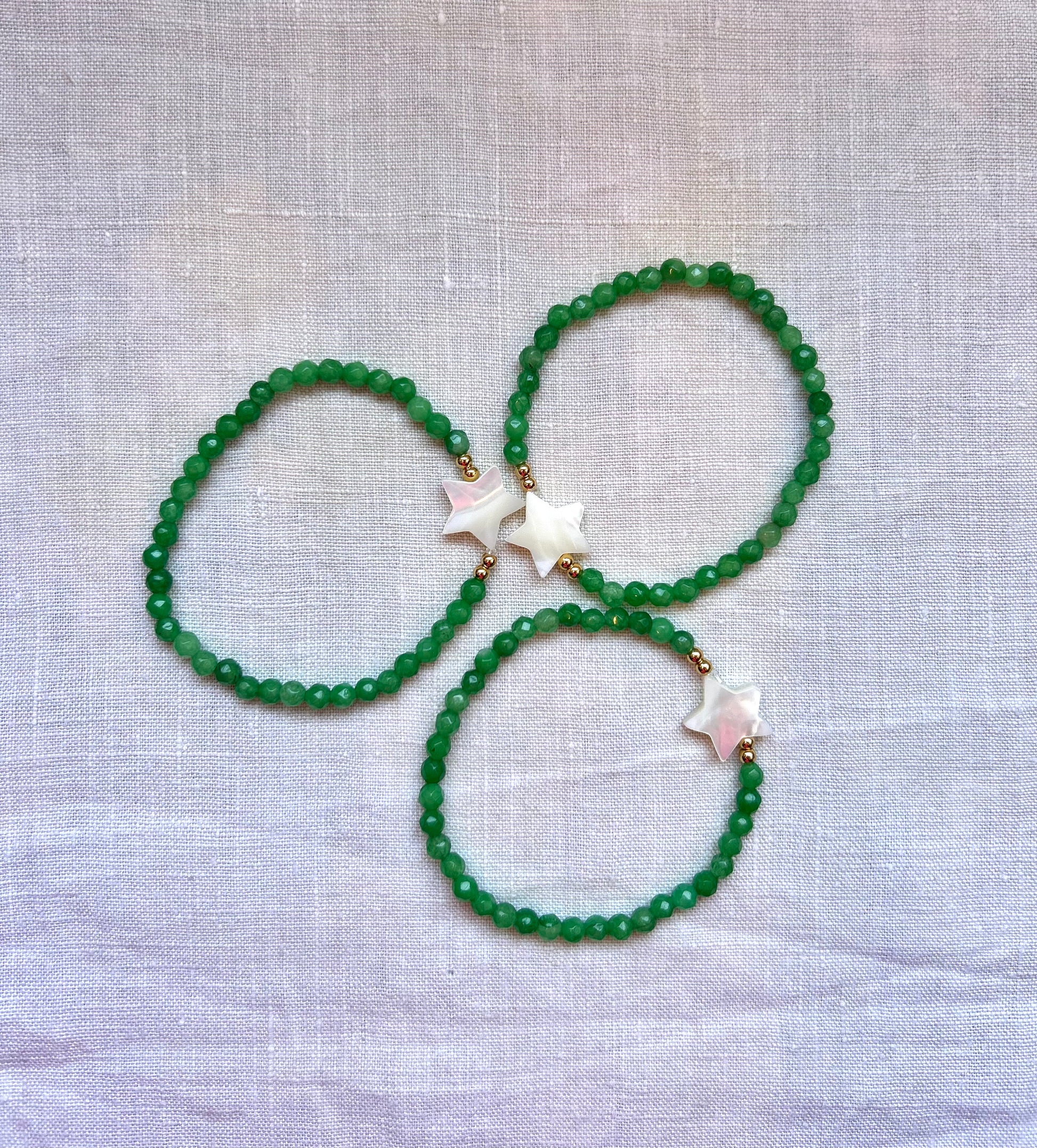 Pulsera Star (verde oscuro)