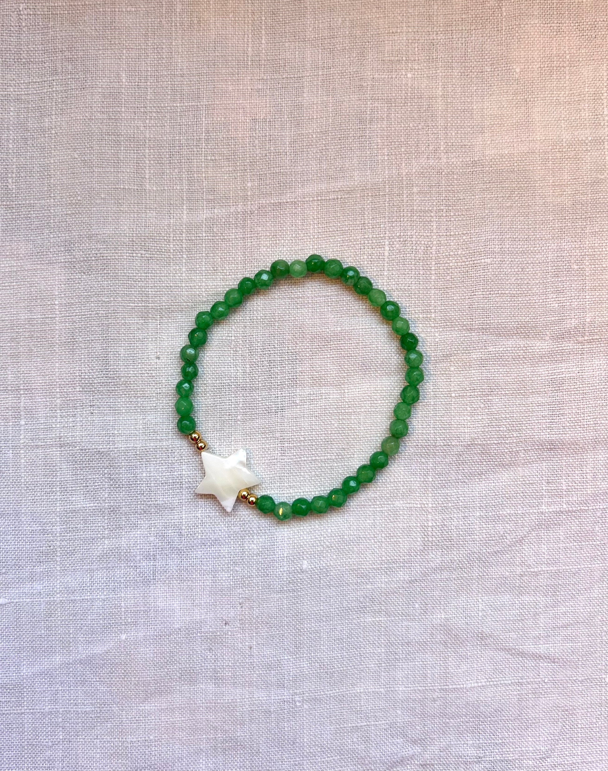 Pulsera Star (verde oscuro)
