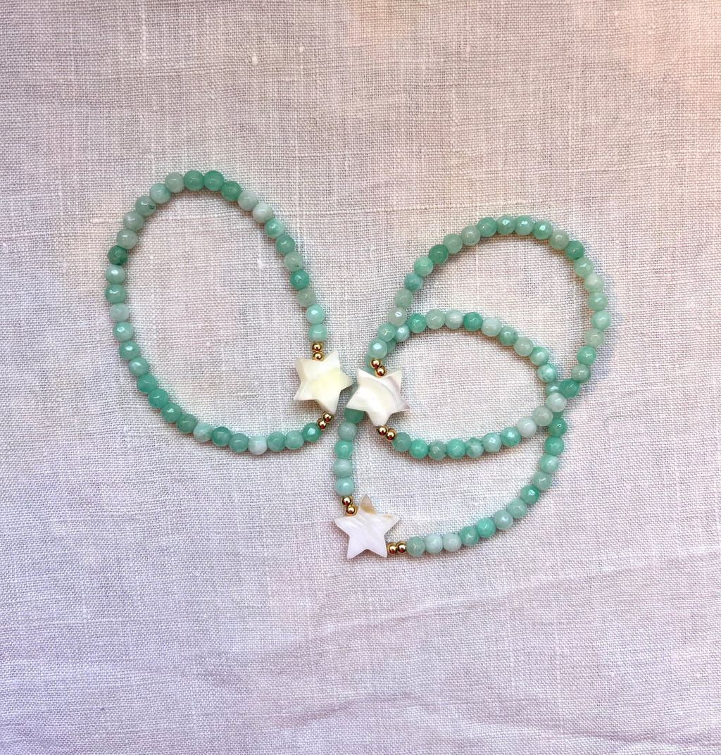 Pulsera Star (aguamarina)