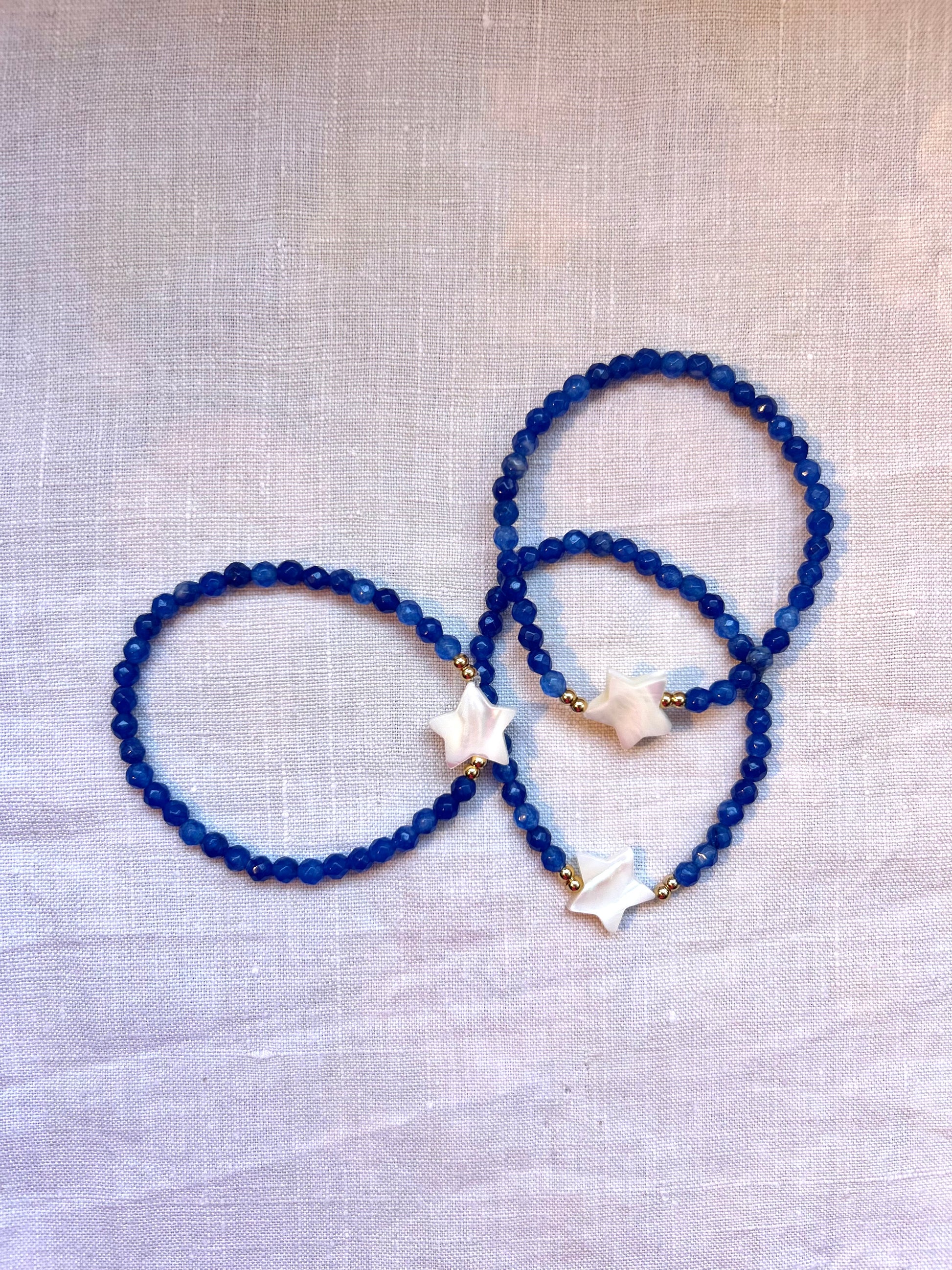 Pulsera Star (azul oscuro)