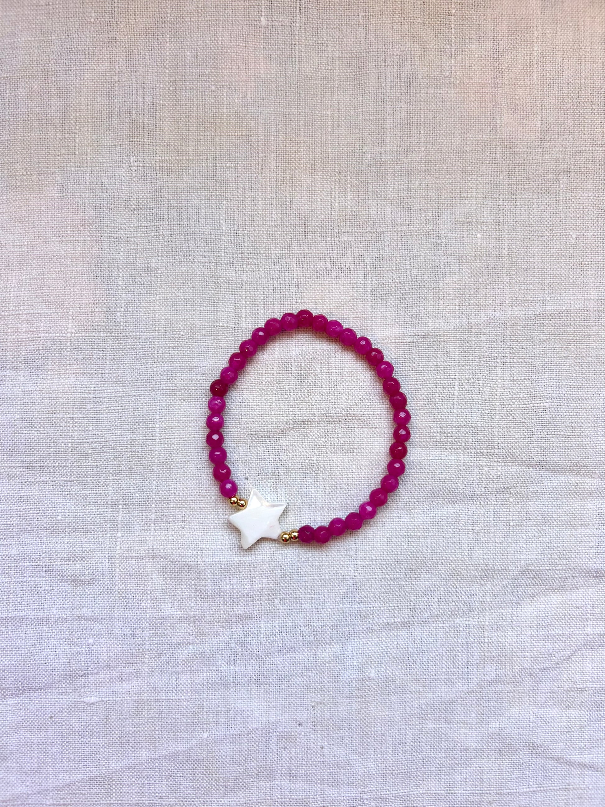 Pulsera Star (fucsia)