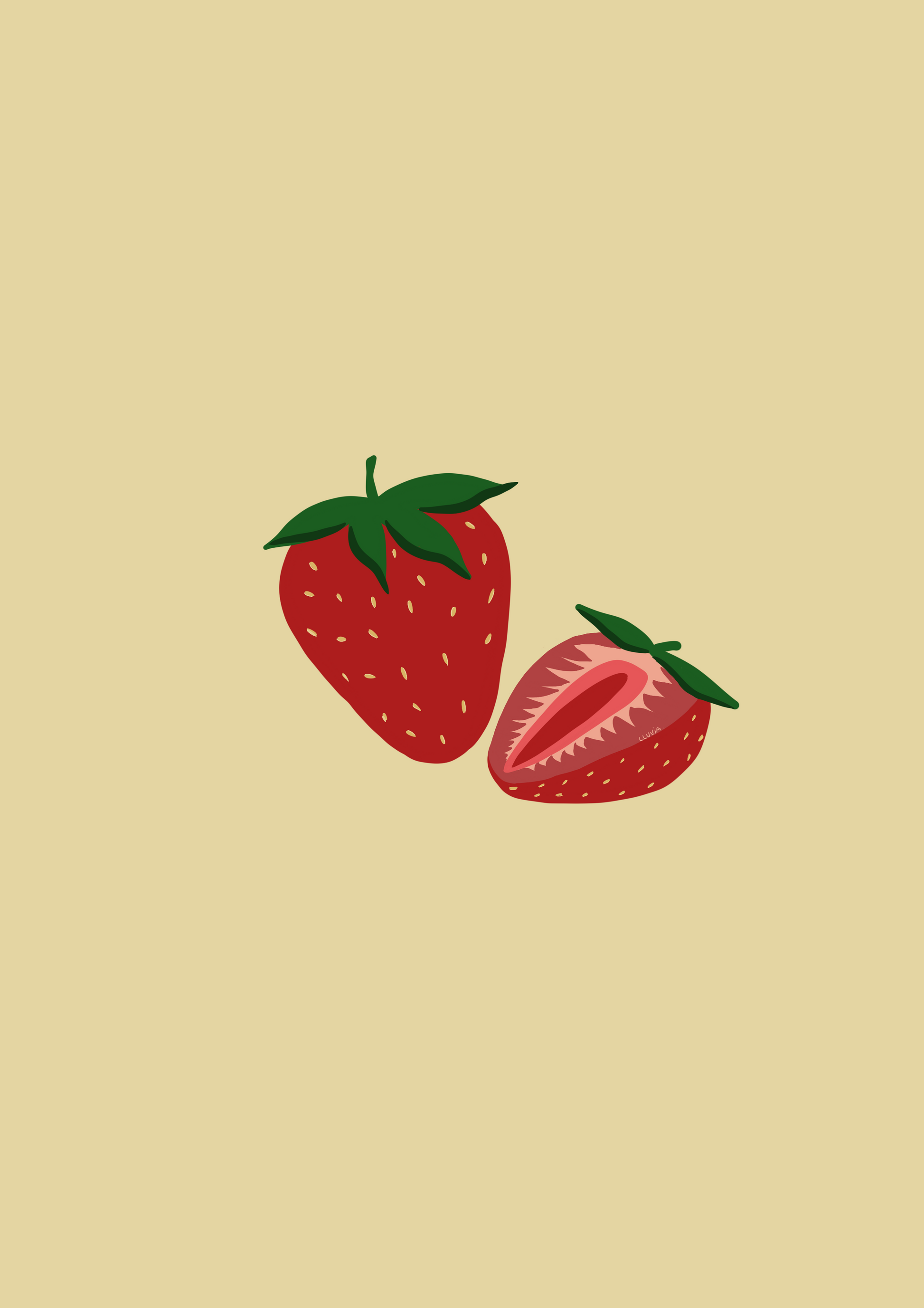 ilustración fresa